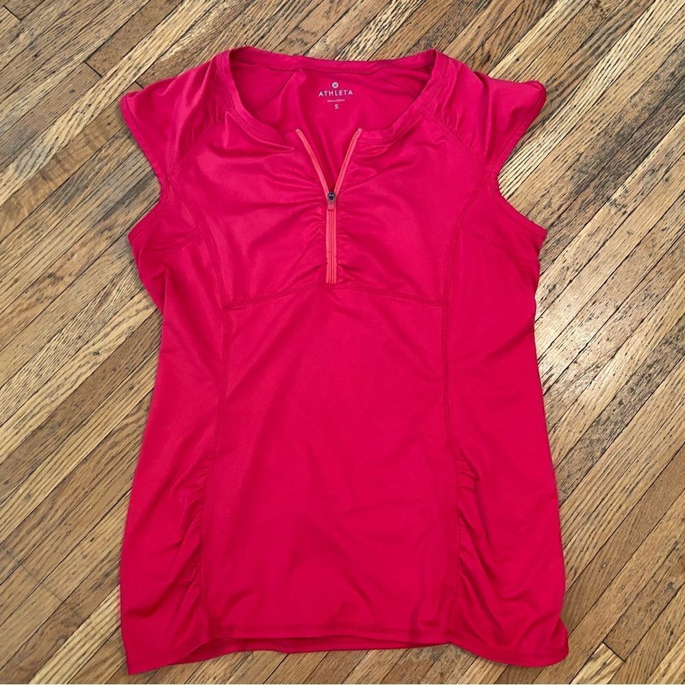 Athleta dark pink workout tank